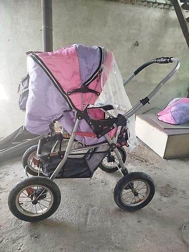 каласка новый: Коляска, Другой бренд, цвет - Розовый, Б/у, Самовывоз — 6