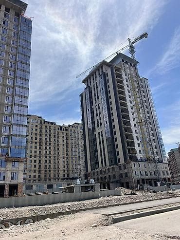платинум парк: 2 комнаты, 86 м², Асанбай мкр Элитка, 12 этаж, ПСО (под самоотделку) — 2