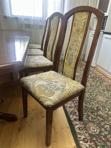 комплект стол стул: Представляем комплект обеденных стульев с мягкими сиденьями и — 1