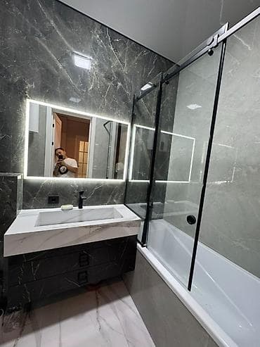 binar: 2 комнаты, 79 м², Асанбай мкр Элитка, 13 этаж, Дизайнерский ремонт — 6