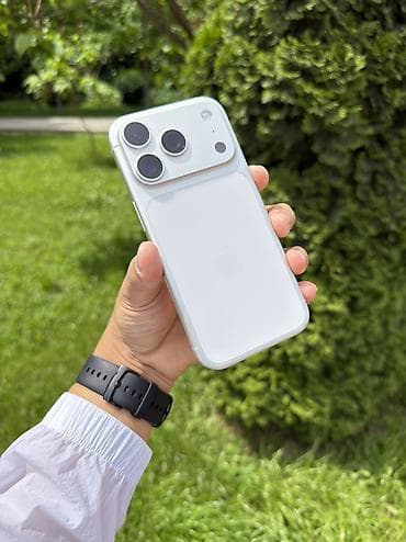 аренда айфон: IPhone 17 Pro, Новый, 256 ГБ, Серебристый, Зарядное устройство, Защитное стекло, Чехол, В рассрочку, 100 % — 7