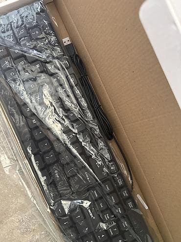 keyboard: Клавиатура, Мембранная, Проводное подключение, Размер: 100% — 2