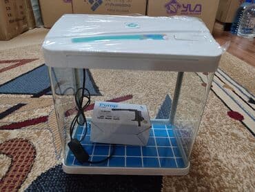 аквариумная рыбка: Аквариум заводской Китай. Новый. Ещё в упаковке. В комплекте — 2