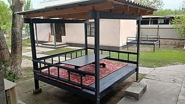 кирпичный калп: Тапчан 275 x 242 x 240 м, Металл — 2