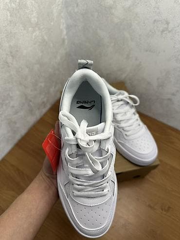 купить кроссовый: Оригинальные кроссовки LI-NING, белые Доставка по всему КР🇰🇬 - Стиль — 3