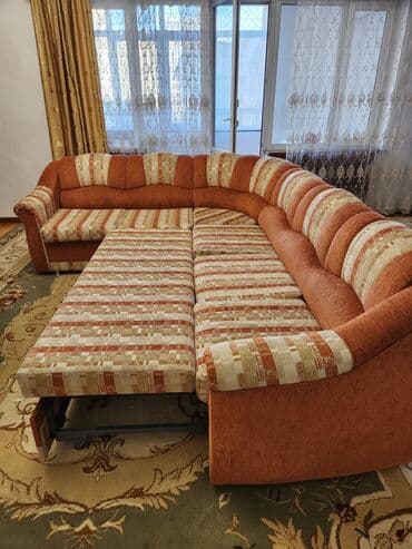 Диван угловой,в отличном состоянии,чистый.Производство Турция. Размеры at lalafo.kg Диван угловой,в отличном состоянии,чистый.Производство Турция. Размеры