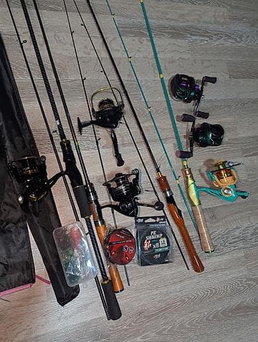 сколько стоит предатор: Набор для спиннинговой рыбалки Состав: - Спиннинги (несколько — 9