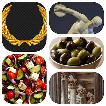 фриланс: Greek aesthetics themed photocollage Дизайн, фотоколлажи, фотосетки — 1