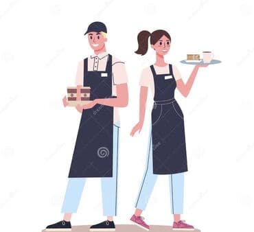 кафе: Официант. Без опыта — 1