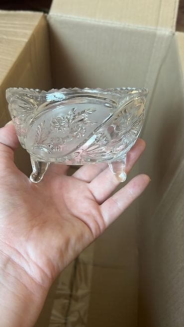 хрустальный графин: Набор из граненого стекла/хрусталя в классическом стиле: - Овальная — 8