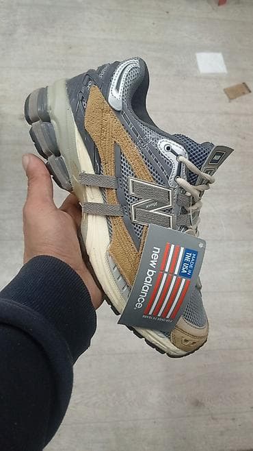 малая гвардия: Мужские кроссовки, 40, New Balance, Новый, цвет - Серый, Бесплатная доставка — 1