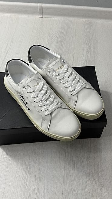 кеды: Мужские кроссовки, 40, 41, 42, Yves Saint Laurent, Новый, цвет - Белый, Самовывоз, Платная доставка — 8