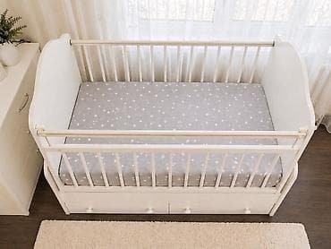 комод для вещей: Манеж-кровать, Б/у, С комодом, ЛДСП — 3