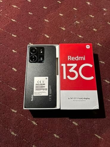 ронин для телефона: Redmi, Redmi 13C, Новый, 256 ГБ, цвет - Черный, 2 SIM — 2