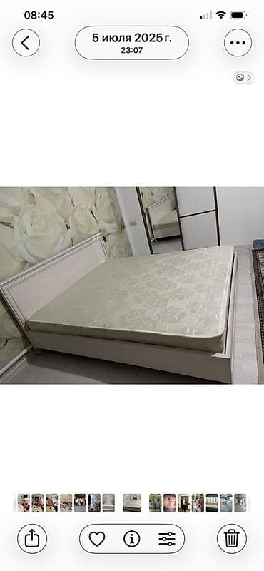 бу чехол: 🛏️ Жаңы, сапаттуу кровать сатылат! Абдан кооз, бекем жана ыңгайлуу — 1