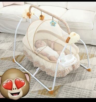 Люлька, Новый, Качалка, Металл, цвет - Бежевый, Самовывоз, Платная доставка