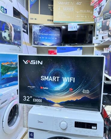 yasin led 32e59ts: 🔥🔥АКЦИЯ ‼️👍🔥 У нас самый низкий цены. Акция!!! Ясин 32 дюм диагонал — 1