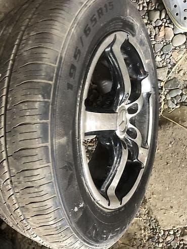 титан диск 16: Колеса в сборе 195 / 65 / R 15, Лето, Б/у, 1 шт, Литые, отверстий - 5 — 2