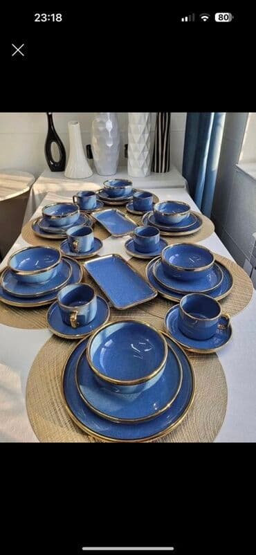 пасуда комплект: Сервиз из 32 предметов 3 предмета не хватает,1кружка1чашка и 1 с — 1