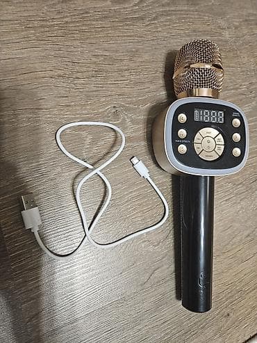 колонка караоке: Портативный караоке микрофон с FM модулятором в машину. Брал на — 1