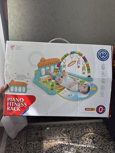 арка пиклера: Развивающий коврик с дугой и пианино Piano Fitness Rack - Игровой — 1