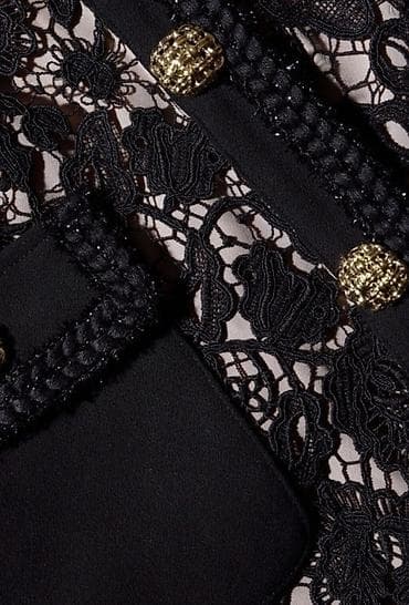 Айымдардын кийими: Кружевное мини‑платье Self-Portrait - Силуэт: приталенное мини с — 3