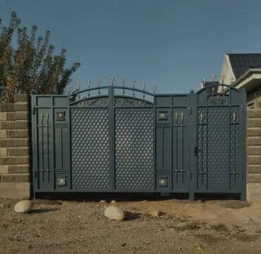 услуги по установке забора из профнастила: Сварка | Навесы, Козырьки, Перила Гарантия, Бесплатная смета, Высотные работы — 6