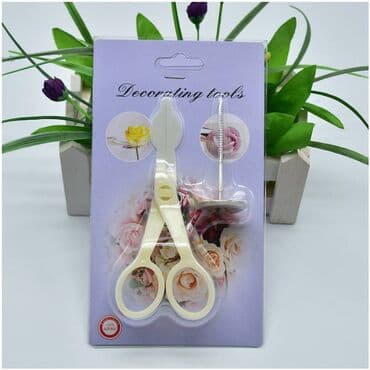 набор кондитера: Набор для декорирования тортов ножницы + гвоздик — 3