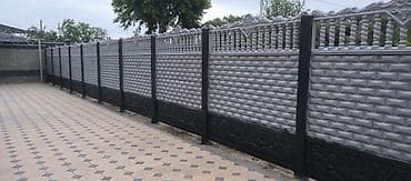 Бетонные еврозаборы: Еврозабор (бетон забор) орнотобуз! Сапаттуу бетон еврозабор жасап — 4