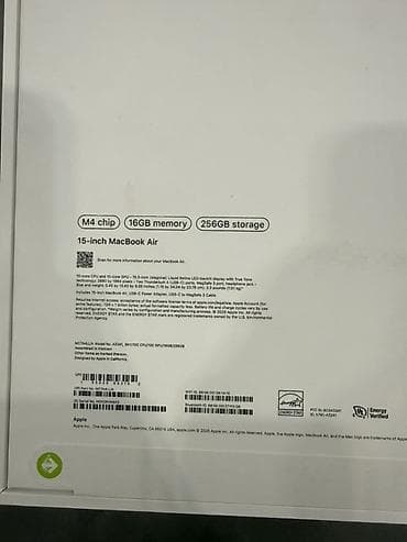 macbook air 14.2 m2: MacBook Air 15" (2025) в коробке Основные характеристики: - Чип Apple — 3