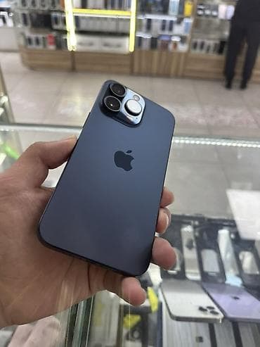 titanium: IPhone 15 Pro Max, Б/у, 256 ГБ, Blue Titanium, 86 % — 2