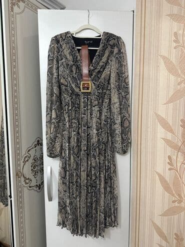 карнавальные костюмы на прокат бишкек: Повседневное платье, Турция, Осень-весна, Длинная модель, Шифон, Турецкое, S — 3