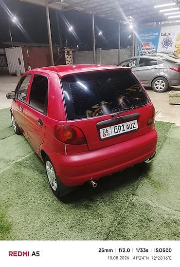 мега авто: Daewoo Matiz: 2008 г., 0.8 л, Механика, Бензин, Хэтчбэк — 4