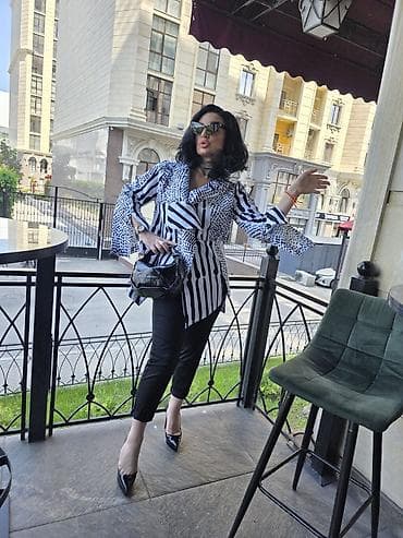 женский шапка: Блузка, На запах — 4