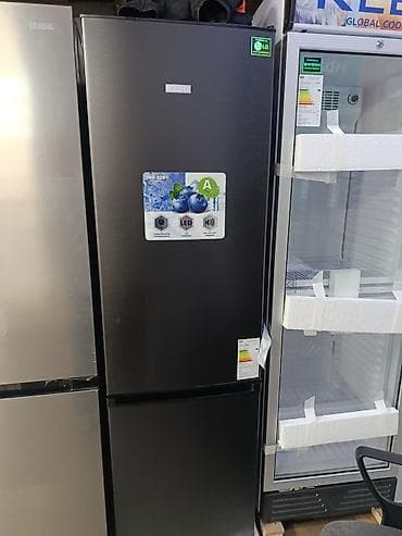 fridge: Холодильник KLEO с нижней морозильной камерой, цвет — темный металлик — 1