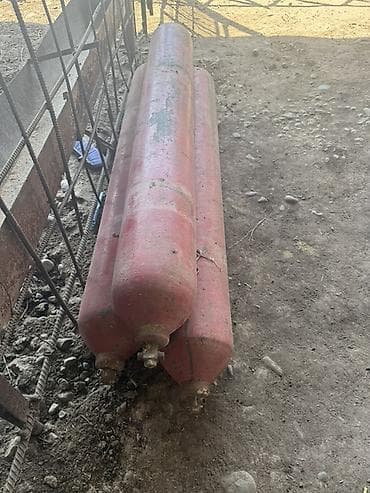 каменный вата: Баллоны для газа (красные, стальные), комплект из 3 шт. - Тип — 1