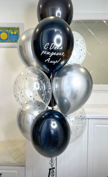 доставка воздушных шаров: Услуга шарики Гелевые Шарик на заказ Оформление для мероприятий — 5