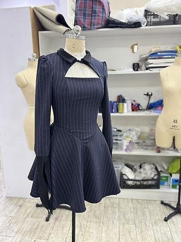 Повседневное платье, Made in KG, Короткая модель, S