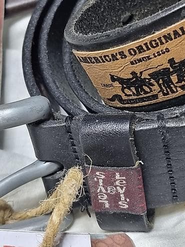 пояс верблжовой: ПАРТМОНЕ, РЕМЕНЬ Levi’s из натуральной кожи. 100 %. Совсем новый — 2