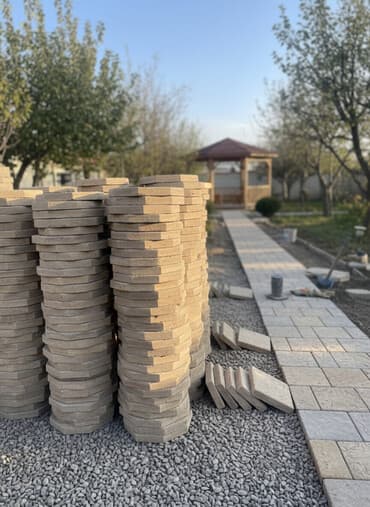 бетонные панели: Тротуарная плитка восьмигранной формы - Материал: вибропрессованный — 1