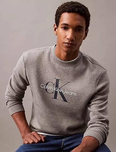 cactus jack: Мужская толстовка, XS, Calvin Klein, Новый, цвет - Серый, Самовывоз, Платная доставка — 3