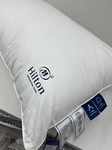 Текстиль: Ортопедическая подушка HILTON (защита шеи) Размер: 48х74 Наполнитель — 7