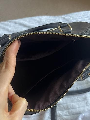 Аксессуарлар: Оригинал. Элегантная сумка Coach бочкообразной формы, выполненная в — 6