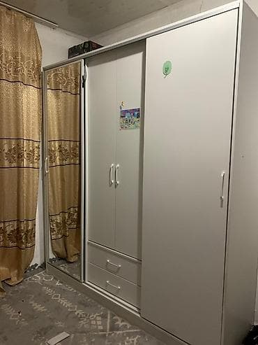 Шкаф купе, Б/у, С зеркалом, ЛДСП