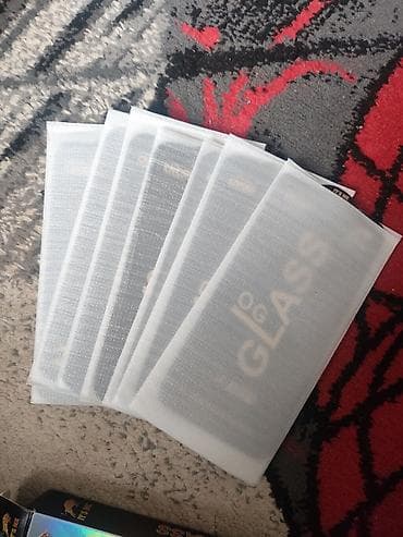 телефон про: Защитные стекла для смартфона 7 штук для 15pro max (чёрные) 1 — 1