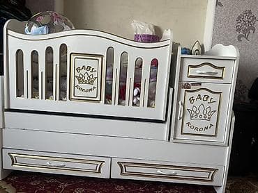 продаю спалный: Детская кровать трансформер, Другой тип, цвет - Белый — 1