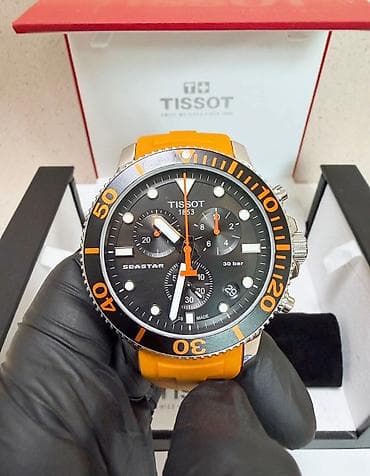 Кол сааттар: Tissot Seastar 1000 – Яркий стиль, Швейцарское качество! Настоящий — 2