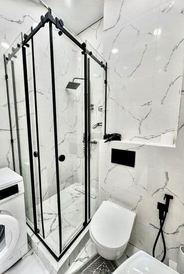 посуточная аренда квартир: 1 комната, Душевая кабина, Постельное белье, Кондиционер — 5