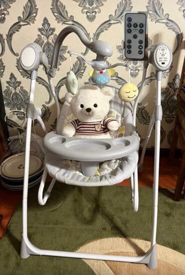 кресло качалка ротанг бишкек: Балдар үчүн шезлонг, Жаңы, Термелген отургуч, Темир — 9