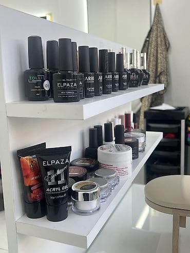 с полками: Полный профессиональный комплект для маникюра и наращивания ногтей — — 4